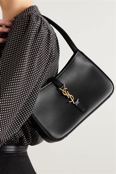 ysl side bag black silver|YSL shoulder bag black.